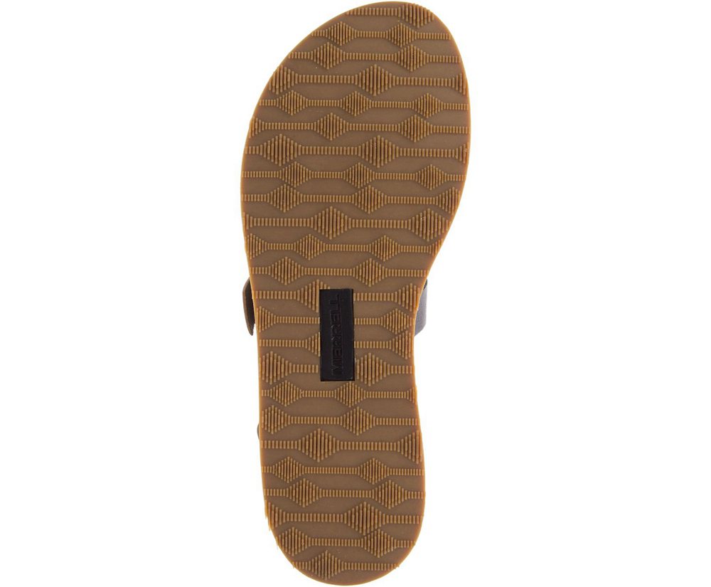 Merrell Sandals Black - Roam Mid Buckle - Womens 47BUXOTJS